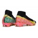 Bota Nike Zoom Mercurial Superfly X Elite FG Negro Amarillo Rojo