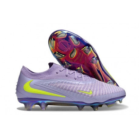 Bota de Futbol Nike Phantom 6 Elite FG Violeta Amarillo