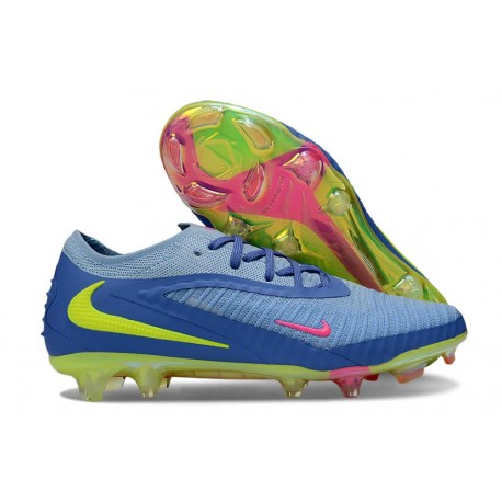 Bota de Futbol Nike Phantom 6 Elite FG Azul Amarillo