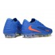 Bota de Futbol Nike Phantom 6 Elite FG Azul Naranja