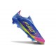 Adidas F50 + Sin Cordones FG Azul Fusion Limón Lúcido Rosa Lúcido