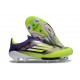Adidas F50 + Sin Cordones FG Morado Rush Ftwr Blanco Limón Lúcido