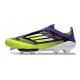 Adidas F50 + Sin Cordones FG Morado Rush Ftwr Blanco Limón Lúcido