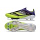 Adidas F50 + Sin Cordones FG Morado Rush Ftwr Blanco Limón Lúcido