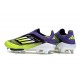 Adidas F50 + Sin Cordones FG Morado Rush Ftwr Blanco Limón Lúcido