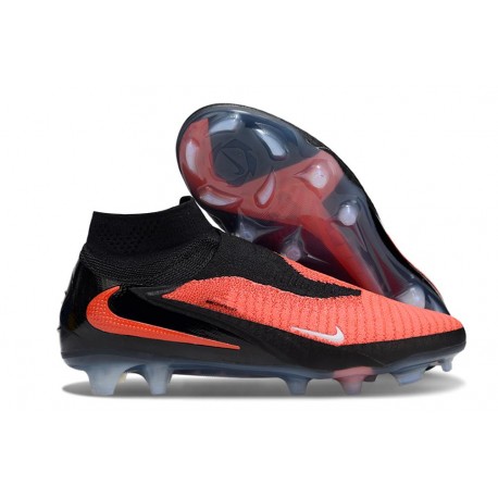Zapatos Nike Phantom 6 Alto Elite Fg Carmesí Vivo Negro
