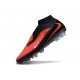 Zapatos Nike Phantom 6 Alto Elite Fg Carmesí Vivo Negro