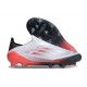 Zapatilla adidas F50 Elite Laceless FG Blanco Negro Rojo