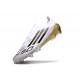 Zapatilla adidas F50 Elite Laceless FG Blanco Negro Met Dorado