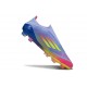 Zapatilla adidas F50 Elite Laceless FG Azul Fusion Limón Lúcido Rosa Lúcido