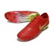 Bota Nike Tiempo Legend X Elite FG Rojo Oro