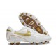 Bota Nike Tiempo Legend X Elite FG R10 Blanco Oro