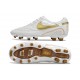 Bota Nike Tiempo Legend X Elite FG R10 Blanco Oro