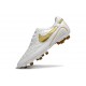 Bota Nike Tiempo Legend X Elite FG R10 Blanco Oro