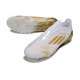 Zapatilla adidas F50 Elite Laceless FG Blanco Met Dorado