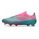 Zapatilla adidas F50 Elite Laceless FG Flash Agua Rosa Lúcido Lucid Cyan
