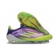 Zapatilla adidas F50 Elite Laceless FG Morado Rush Ftwr Blanco Limón Lúcido