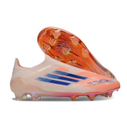 Zapatilla adidas F50 Elite Laceless FG Naranja Azul