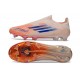 Zapatilla adidas F50 Elite Laceless FG Naranja Azul