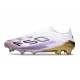 Zapatilla adidas F50 Elite Laceless FG Blanco Violeta Negro