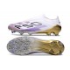 Zapatilla adidas F50 Elite Laceless FG Blanco Violeta Negro