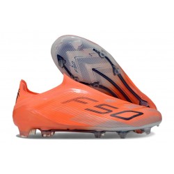 Zapatilla adidas F50 Elite Laceless FG Naranja Negro