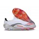 adidas F50 Elite Laceless FG X MESSI Ftwr Blanco Rojo Lúcido Plateado Met.