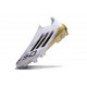 Zapatilla adidas F50 Elite Laceless FG Blanco Negro Met Dorado