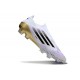 Zapatilla adidas F50 Elite Laceless FG Blanco Negro Met Dorado