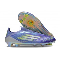 adidas F50 Elite Laceless FG Violeta Tone Limón Lúcido Morado Rush