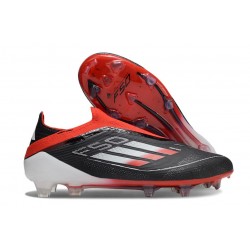 Zapatilla adidas F50 Elite Laceless FG Negro Rojo Blanco
