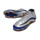 Bota Nike Zoom Mercurial Superfly X Elite FG Plateada Azul Amarillo