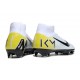 Bota Nike Zoom Mercurial Superfly X Elite FG Blanco Negro Amarillo