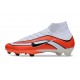 Bota Nike Zoom Mercurial Superfly X Elite FG Rojo Blanco Negro