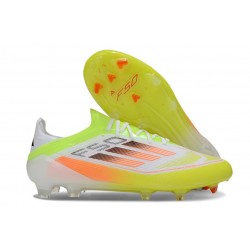 Botas de Fútbol adidas F50 Elite FG Amarillo Blanco Naranja