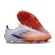 Botas de Fútbol adidas F50 Elite FG Blanco Rojo Solar Azul Lúcido