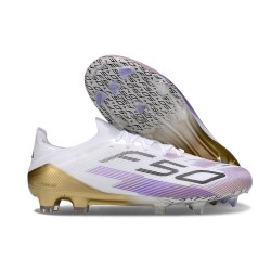 Botas de Fútbol adidas F50 Elite FG Blanco Violeta Negro