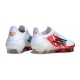 Botas de Fútbol adidas F50 Elite FG Blanco Rojo Verde