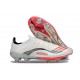 Zapatilla Adidas F50+ FG X MESSI Ftwr Blanco Rojo Lúcido Plateado Met.