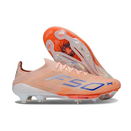 Zapatillas de Fútbol Adidas F50+ FG Naranja Negro