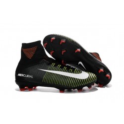 Botas de fútbol de hombre Mercurial Superfly FG Negro Violeta Volt