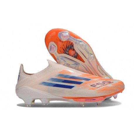 Adidas F50 + Sin Cordones FG Naranja Azul