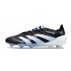 Tacos de Futbol adidas Predator Elite FG Negro Blanco Azul