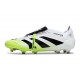 adidas Predator Elite 25 Tongue FG Ftwr Blanco Negro Limón Lúcido
