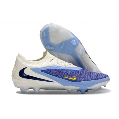 Bota de Futbol Nike Phantom 6 Elite FG Racer Azul Blanco Oscuro Obsidiana