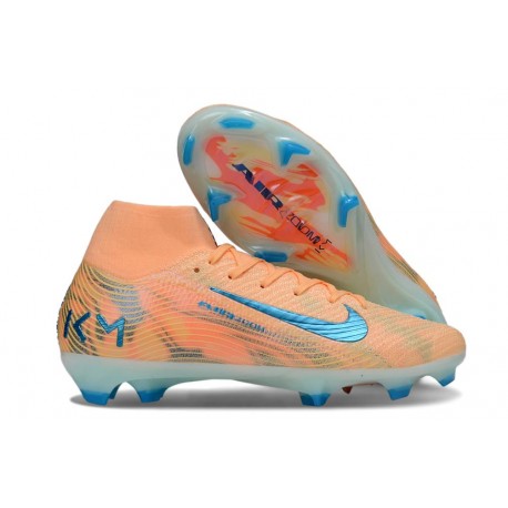 Bota Nike Zoom Mercurial Superfly X Elite FG KM Naranja Azul