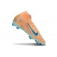 Bota Nike Zoom Mercurial Superfly X Elite FG KM Naranja Azul