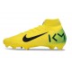 Bota Nike Zoom Mercurial Superfly X Elite FG KM Amarillo Verde Negro
