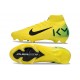 Bota Nike Zoom Mercurial Superfly X Elite FG KM Amarillo Verde Negro