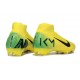 Bota Nike Zoom Mercurial Superfly X Elite FG KM Amarillo Verde Negro